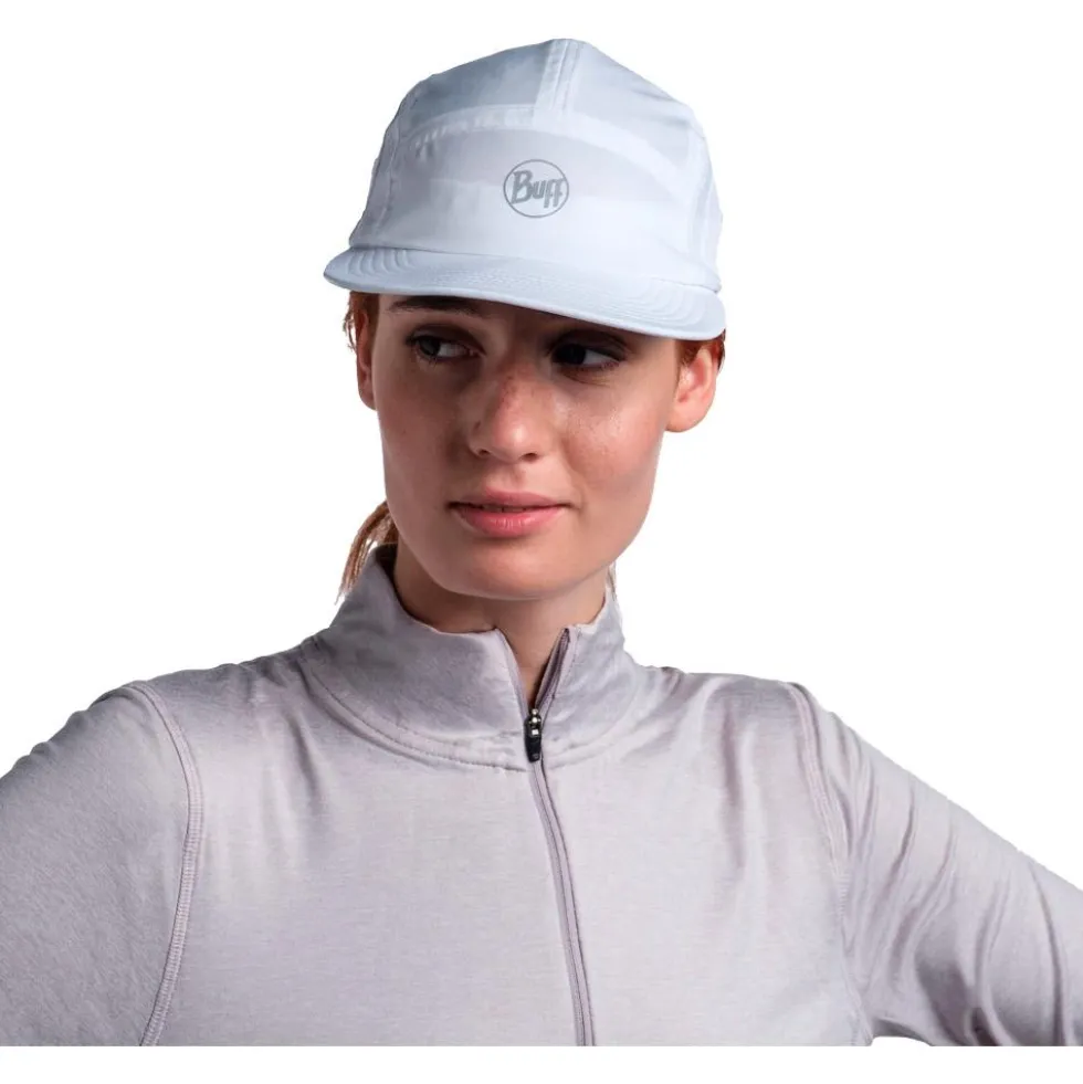 Berretto Buff 5 Panel Go Cap Solid White