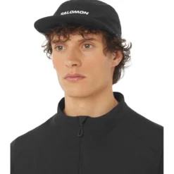 Berretto Salomon Logo 5 Panel Deep Black