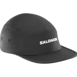 Berretto Salomon Logo 5 Panel Deep Black