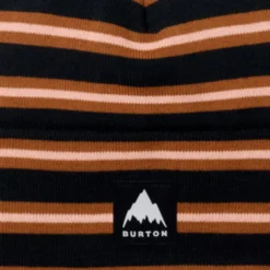 Berretto sci Burton Recycled Kactusbunch Tall Beanie True Black Stripes