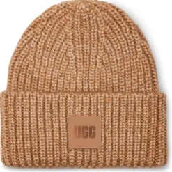 Berretto sci UGG Chunky Rib Camel