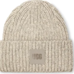 Berretto sci UGG Chunky Rib Light Grey