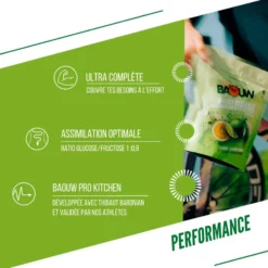 Bevi Baouw Boisson Isotonique Bio Sachet 45 g. Citron Fleur De Sureau
