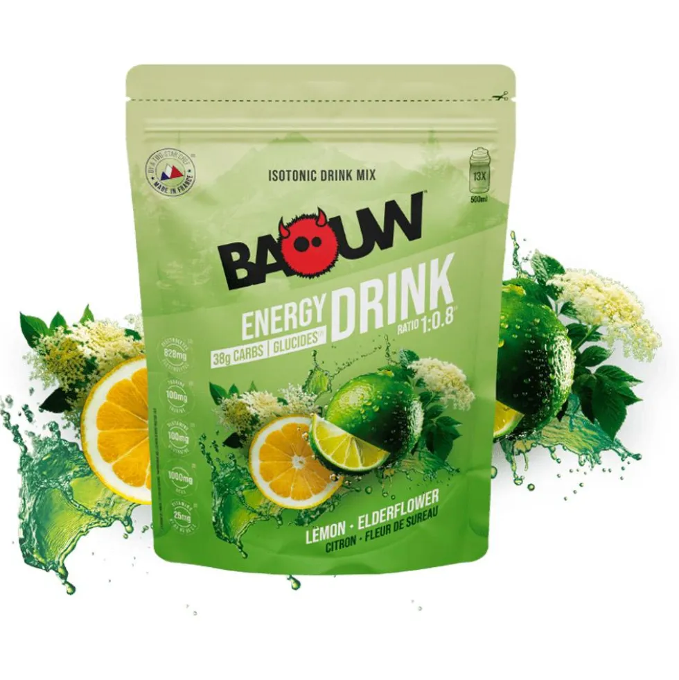 Bevi Baouw Énergétique Isotonique Bio 585 g. Citron Fleur De Sureau