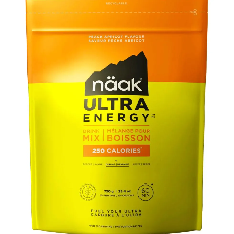 Bevi Naak Ultra Energy Drink Mix 720 g. Pêche Abricot