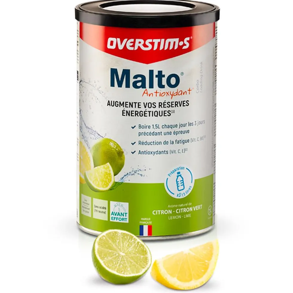 Bevi Overstims Malto Antioxydant 450 g. Citron & Citron Vert