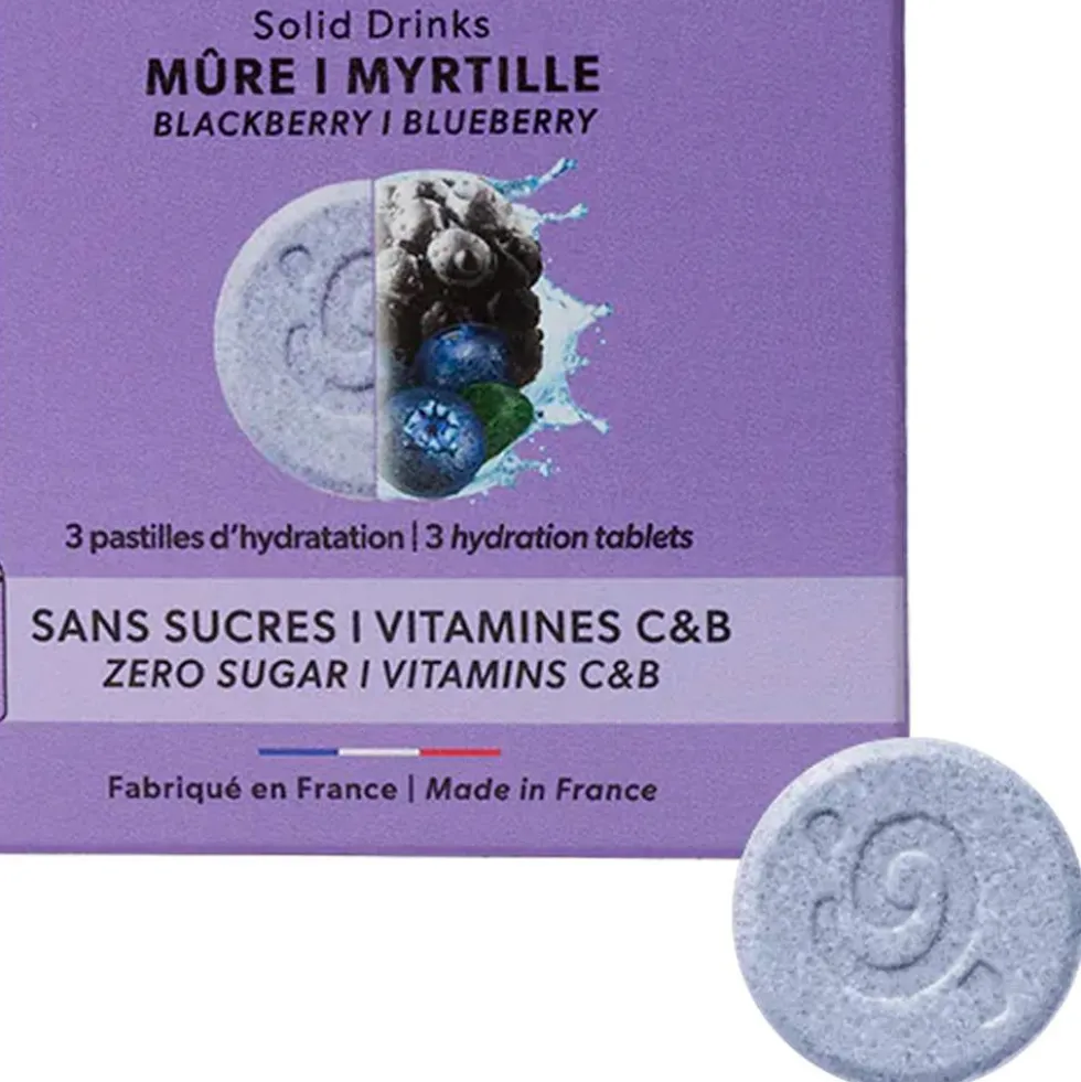 Bevi Qwetch Solid Drinks Bio (x3) Mûre & Myrtille