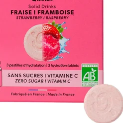 Bevi Qwetch Solid Drinks Bio (x3) Fraise & Framboise