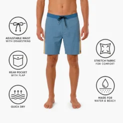 Boardshort Rip Curl Mirage Pacific Rinse Revival Bluefin