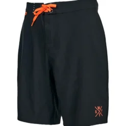 Boardshort Watts Rbondi Black Fluo Orange