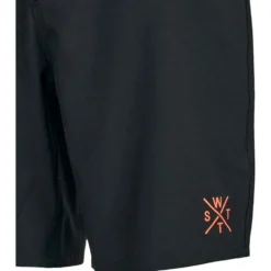 Boardshort Watts Rbondi Black Fluo Orange