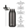 Borracce Les Artistes Paris Bouteille 2.0 1000 ml Blackpearl