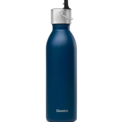 Borracce Qwetch Active 600 ml (Bouchon Sport) Matt Bleu Marine