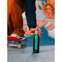 Borracce Qwetch Active Sport 600 ml Matt Noir