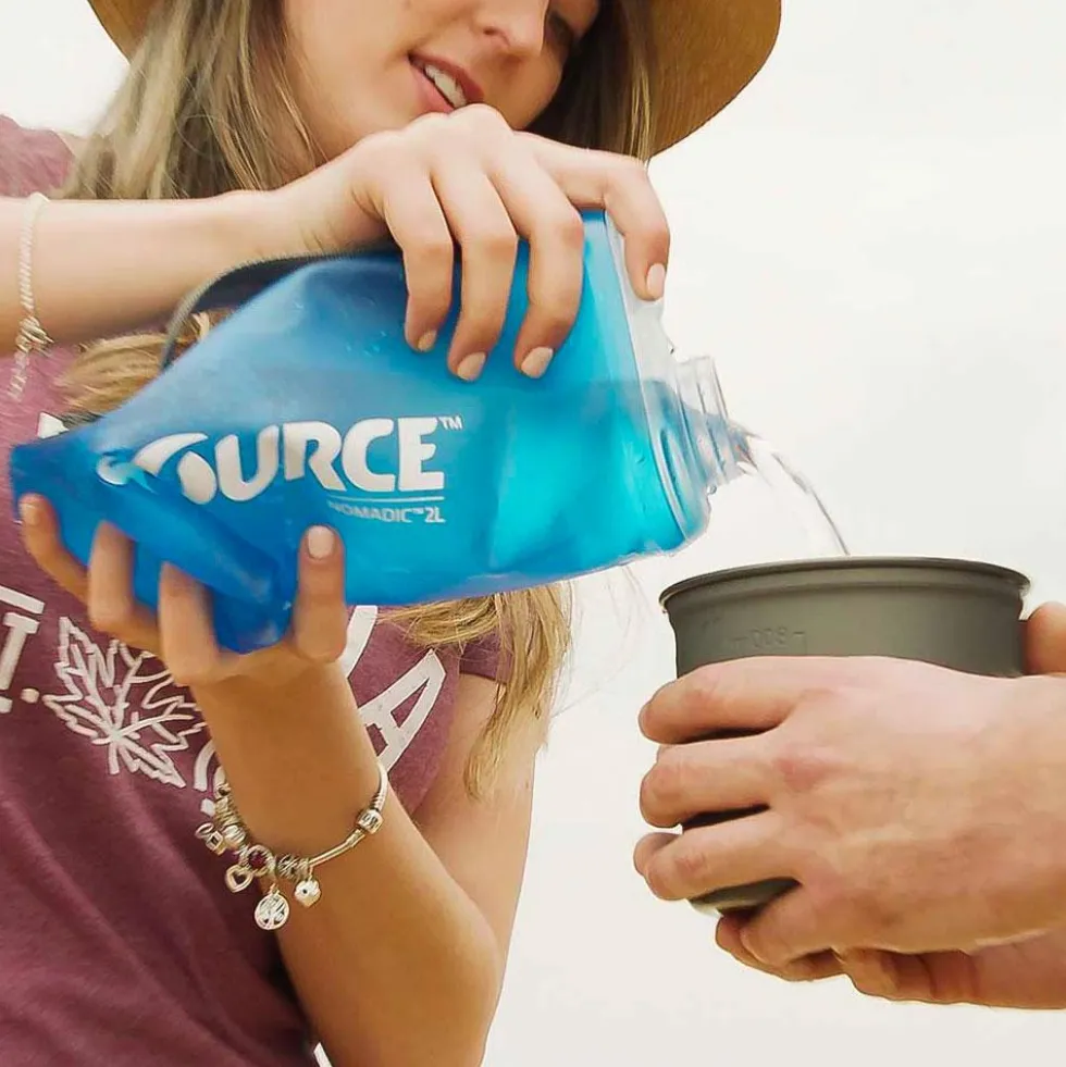 Borracce Source Nomadic Foldable Bottle 2L Blue