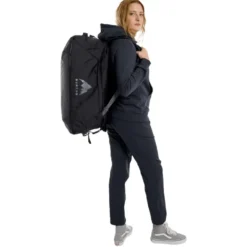 Borsone Burton Multipath 60L Medium Duffle Bag True Black Ballistic