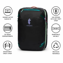 Borsone Cotopaxi Allpa 35L Travel Pack Del Dia Dark