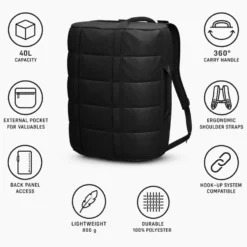 Borsone Db Roamer Duffel 40L Black Out