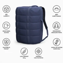 Borsone Db Roamer Duffel 60L Blue Hour