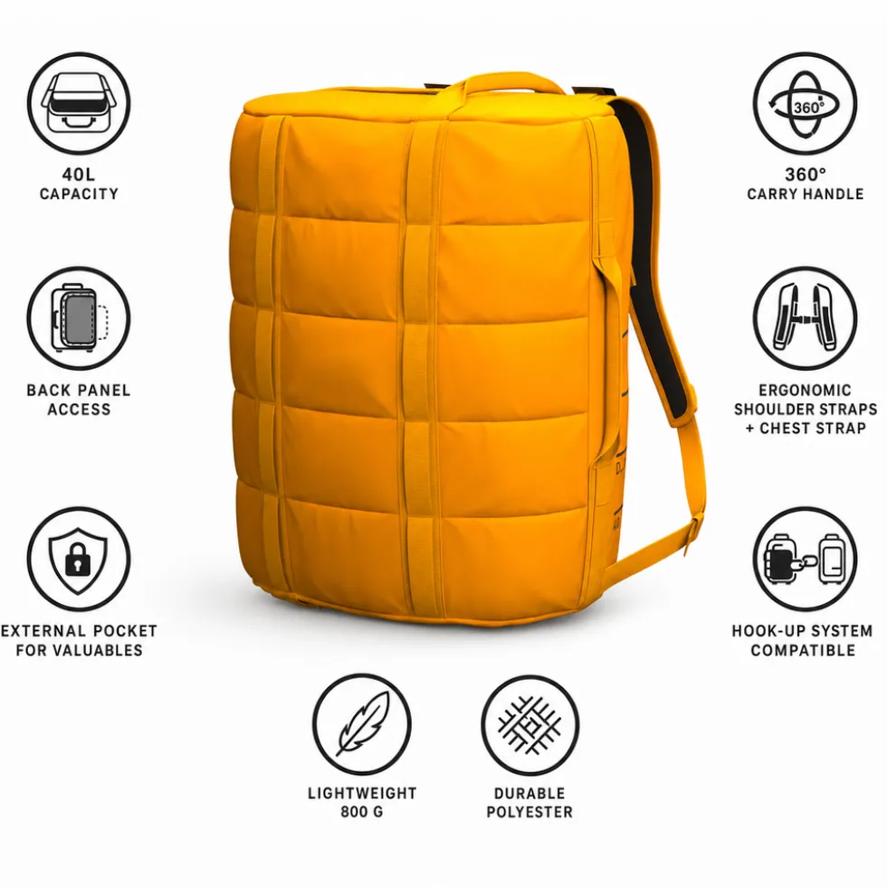 Borsone Db Roamer Duffel 40L Patherlion Orange
