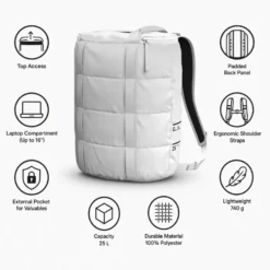 Borsone Db Roamer Duffel Pack 25L White Out