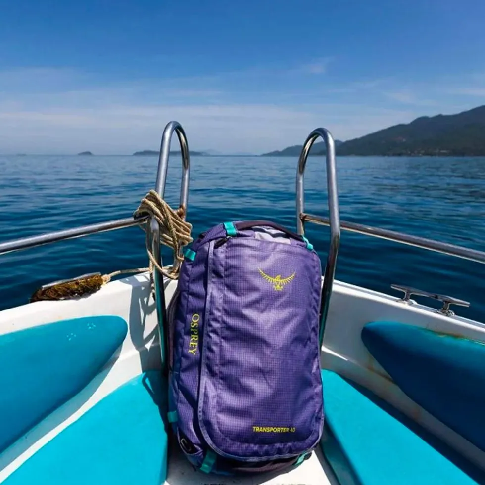 Borsone Osprey Transporter Duffel 40 Euphoria Purple Purple Ink