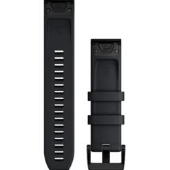 Bracciale Garmin Quickfit 22 Noir Fermoir Acier Inox Noir