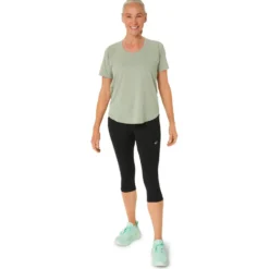 Calzamaglia da trail Asics W Road High Waist Capri Tight Performance Black