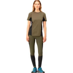 Calzamaglia da trail Norrona senja equaliser stretch Tights W's Olive Night - Caviar