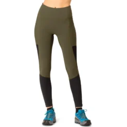 Calzamaglia da trail Norrona senja equaliser stretch Tights W's Olive Night - Caviar
