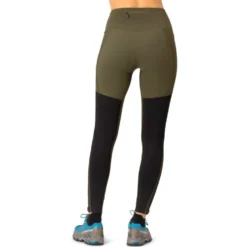 Calzamaglia da trail Norrona senja equaliser stretch Tights W's Olive Night - Caviar