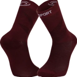 Calze Bv Sport Double Gr Socks High Lyocell Bordeaux