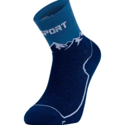 Calze Bv Sport Double Gr Socks Mid Bleu Navy