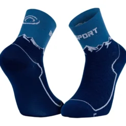 Calze Bv Sport Double Gr Socks Mid Bleu Navy