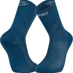Calze Bv Sport Double Gr Socks High Lyocell Bleu Navy