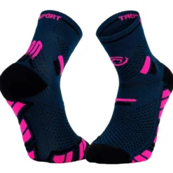 Calze Bv Sport Trail Socks Ultra Mid Bleu Rose