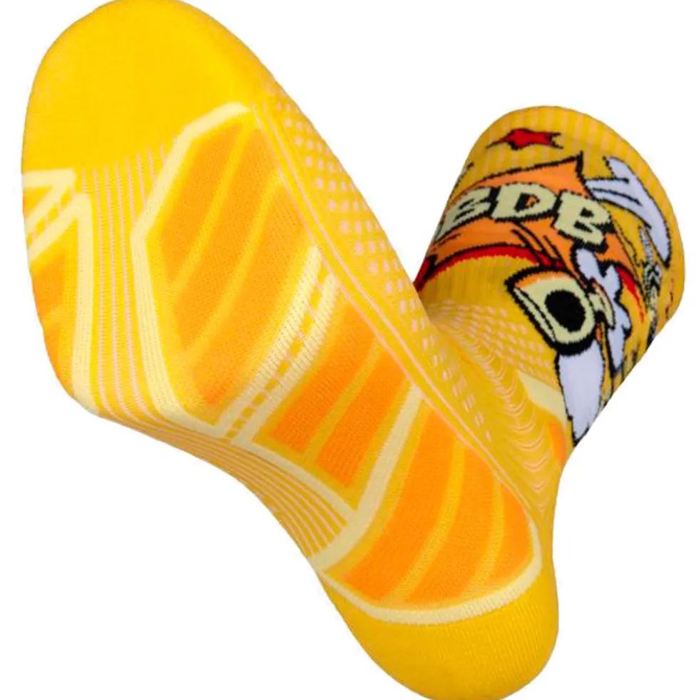 Calze Bv Sport Trail Socks Ultra High Collector Des Bosses Et Des Bulles Pop Jaune