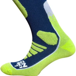Calze Curlynak Ski Explore Gris Vert Fluo