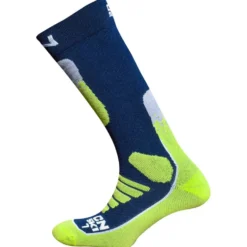 Calze Curlynak Ski Explore Gris Vert Fluo
