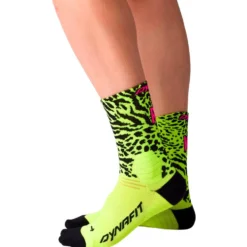 Calze Dynafit Run Wild Crew Socks Ultra Yellow