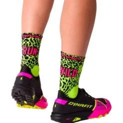 Calze Dynafit Run Wild Crew Socks Ultra Yellow