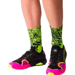 Calze Dynafit Run Wild Crew Socks Ultra Yellow