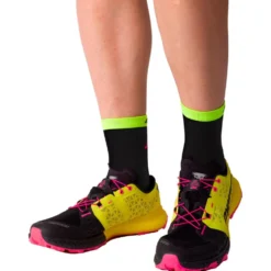 Calze Dynafit Trail Mid Socks Black Out Ultra Yellow