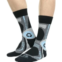 Calze La Chaussette de France Rando Recycled Gris Bleu