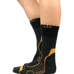 Calze La Chaussette de France Trekker High Noir Orange
