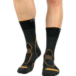 Calze La Chaussette de France Trekker High Noir Orange
