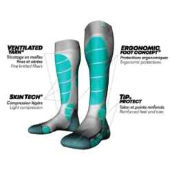 Calze Monnet Ski X-Light Bleu