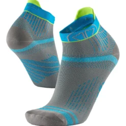 Calze Sidas Run Feel Ankle Gris Turquoise