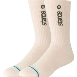Calze Stance Perf Hike Crew Light Cushion Sock Worldwide Oatmeal