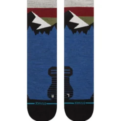 Calze Stance Perf Hike Wool Crew Light Cushion Sock Cobalt